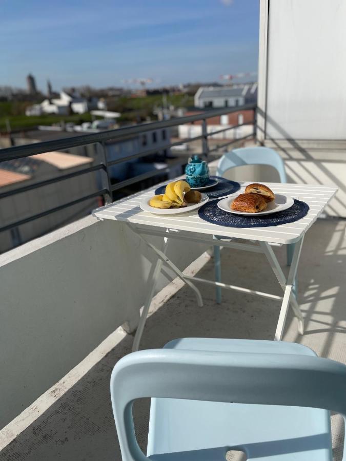 Tres Bel Appartement Vue Mer - Les Ilots Bleus - Dunkerque Malo Les Bains 됭케르크 외부 사진
